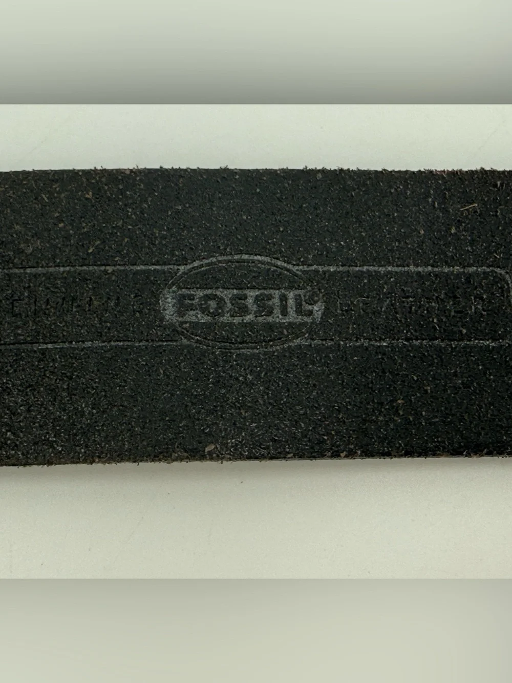 Fossil Vintage Dark Brown Leather Belt S‎
